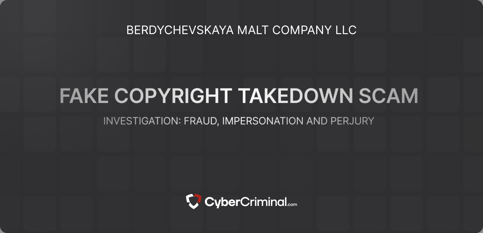 Berdychevskaya Malt Company LLC