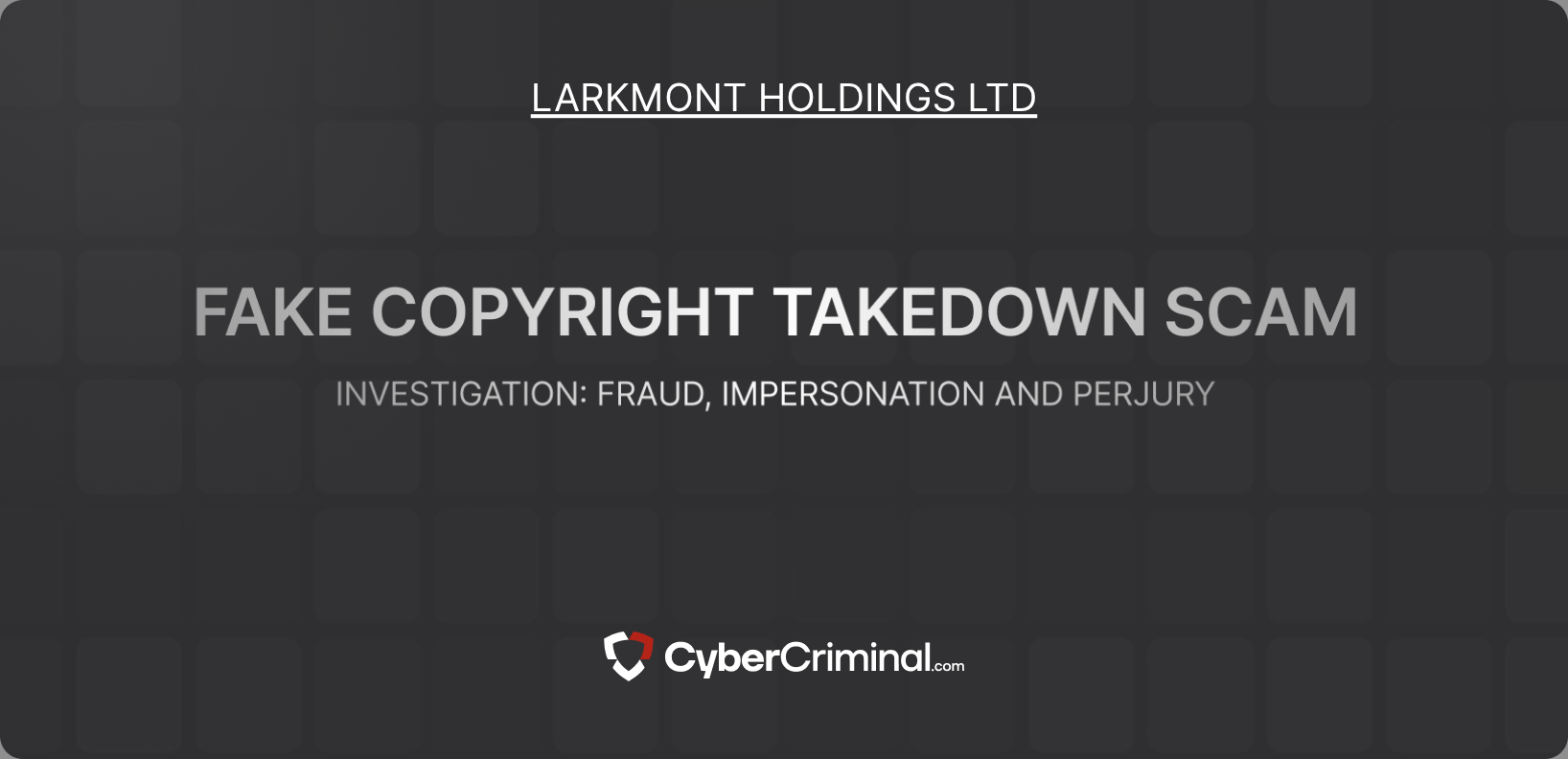 Larkmont Holdings Ltd